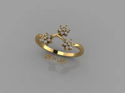 FASION RING 3D model 20