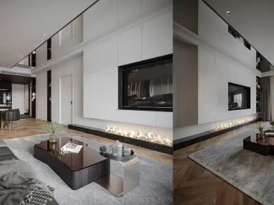 Living Kitchen Collection 2 of Titan 6 - 4 Models 3D model