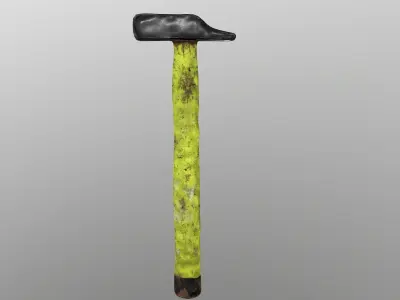 Old Hammer - 4K PBR - UE4 UE5 Game-Ready Asset Low-poly 3D model
