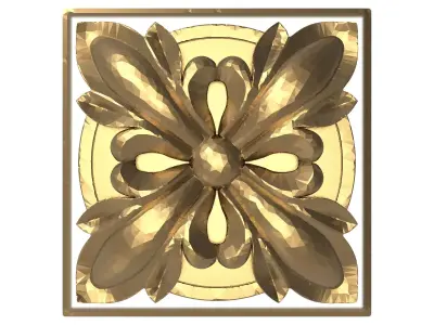  decorative pattern ready for 3D printing 3D model 240