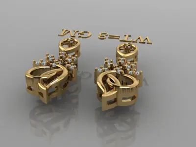 FASION EARING 3D model get