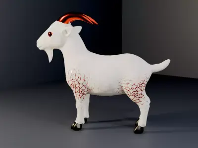 Chinese Zodiac - Goat Figure 3D model