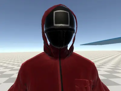 Squid Game Soldiers Low-poly 3D model