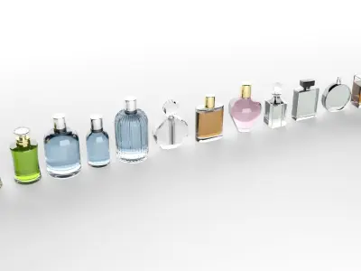 Perfume Mockup Collection  3D model