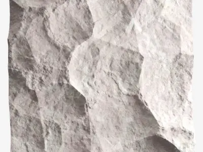 428-RockPanel sandstone wall art 3D model