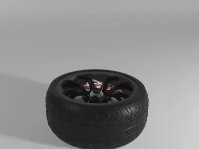 Wheels tyres for car - tyres for car 3D model