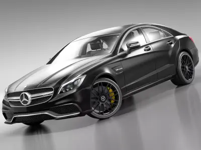 MERCEDES BENZ CLS 63S AMG 2015 3D model