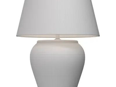 Chilton Country Rustic style European Nightstand Table Lamp 3D model