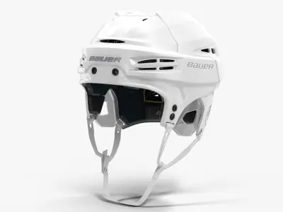 Hockey Helmet Bauer Re-Akt 100 White 3D model