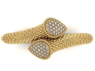 Boucheron Serpent bangle 3d print 3D model