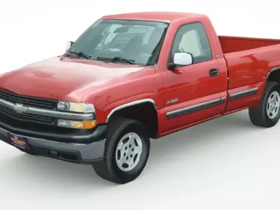 Chevrolet Silverado 2000 Low-poly 3D model