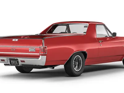 Chevrolet El Camino SS 454 1970 3D model