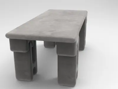 Pisu Center Table Low-poly 3D model