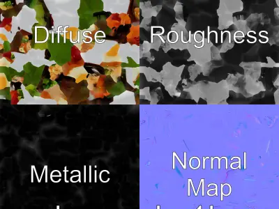 Korean Bibimbap Bowl 3D model pack Low-poly 3D model