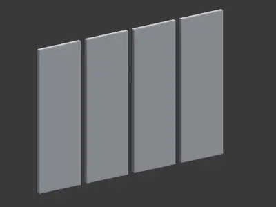 Printed Canvas - Dandelion Flower Low-poly 3D model