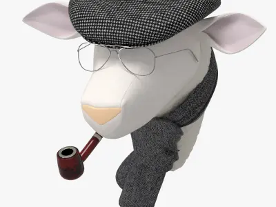 Soft Sheep Rene 3D model