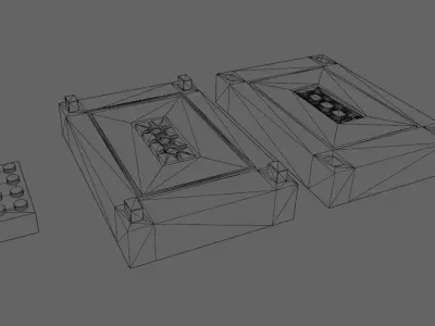 Mold for Plastic Brick - Form 3D print model