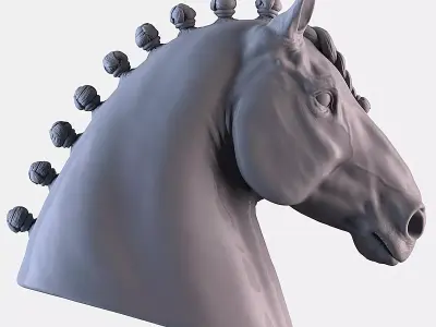 Head Horse 3D print model