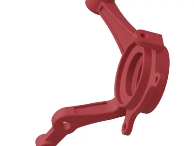 Plastic Vehicle Steering Knuckle Toy 3D model