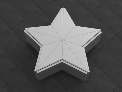 Star Decoration Free 3D print model