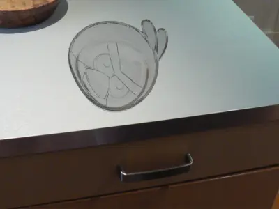 angry bird small bowl  3D model