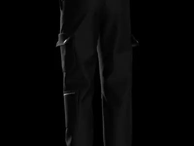 Male cargo pant 3D model