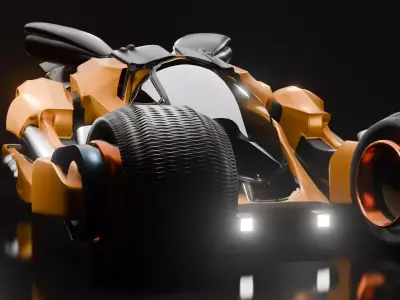 Bujji Car from Kalki 2898AD  Fan Made 3D model