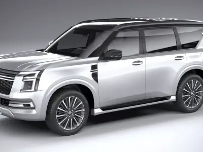 Nissan Patrol 2025 3D model purchase