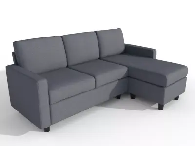 Modren Sofa Low-poly 3D model