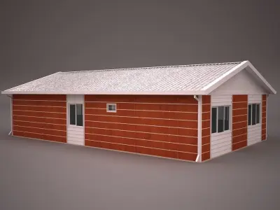 PREFABRICATED BUILDING 3 3D model
