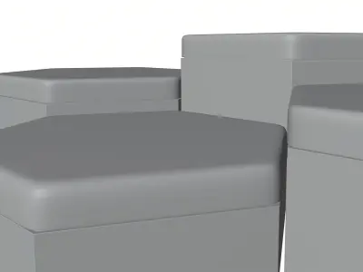 Wooden boxes HG2 3D model