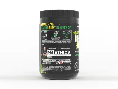 Protein Powder 3D model