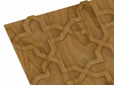Decorative panel STL 3D model get