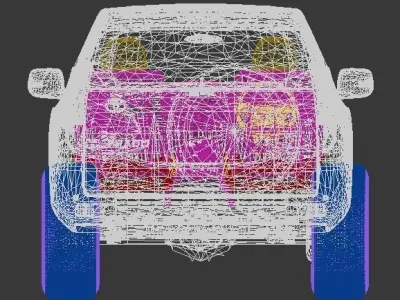 Toyota Prado Luxury SUV Jeep 3D model