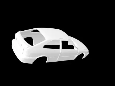 SAAB 9-3 Coupe 3D print model