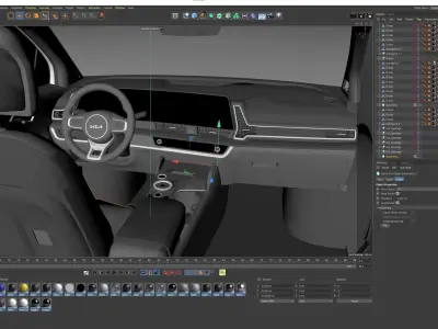 KIA Sportage X-Pro 2023 3D model