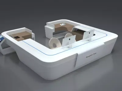 Reception Desk  3D model