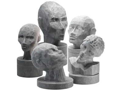 Bust Sculpture 3D model