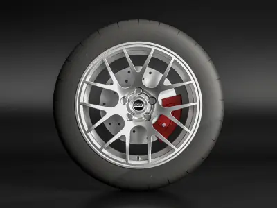 BBS EC-9R wheel  3D model