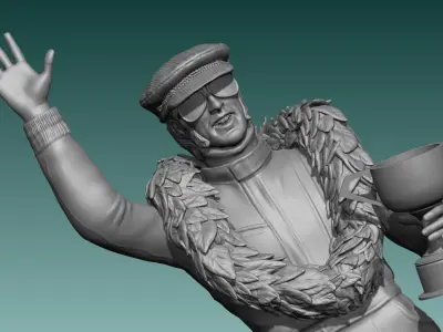 Jackie Stewart Champion 3D print model