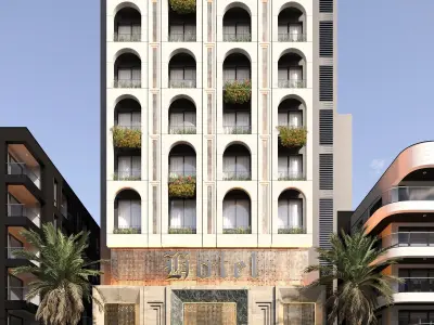 Arch Hotel 3D model