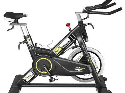 Spin Bike Eurofit S20 3D model