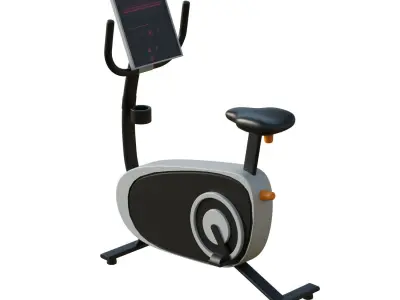 Exercise bike 3D model