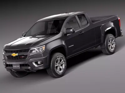 Chevrolet Colorado ShortCab CG 2015 3D model