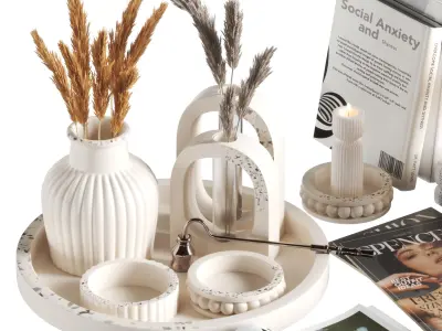 Decorative set 09 3D model get
