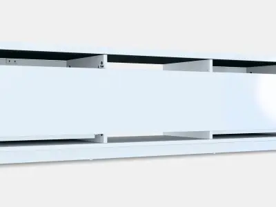 BYAS TV bench Low-poly 3D model