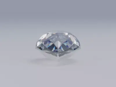 Pear Diamond Ideal Cut 3D model