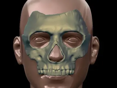 ghost mask call of duty 3D print model