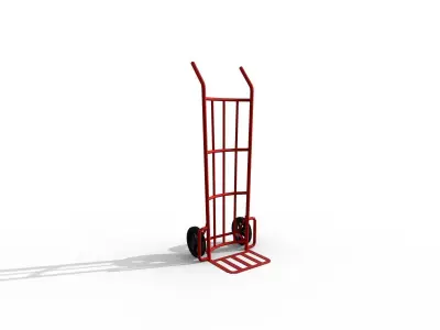 Cart thailand Low-poly 3D model