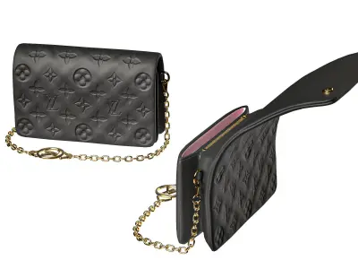 Louis Vuitton Pochetter Coussin Low-poly 3D model